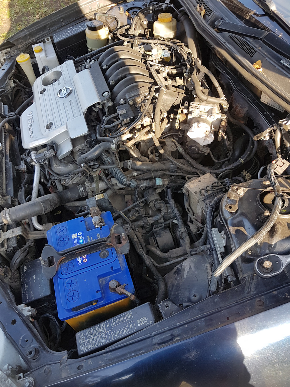 Дополнительная масса стартера — Nissan Cefiro (A33), 2 л, 2001 года ...