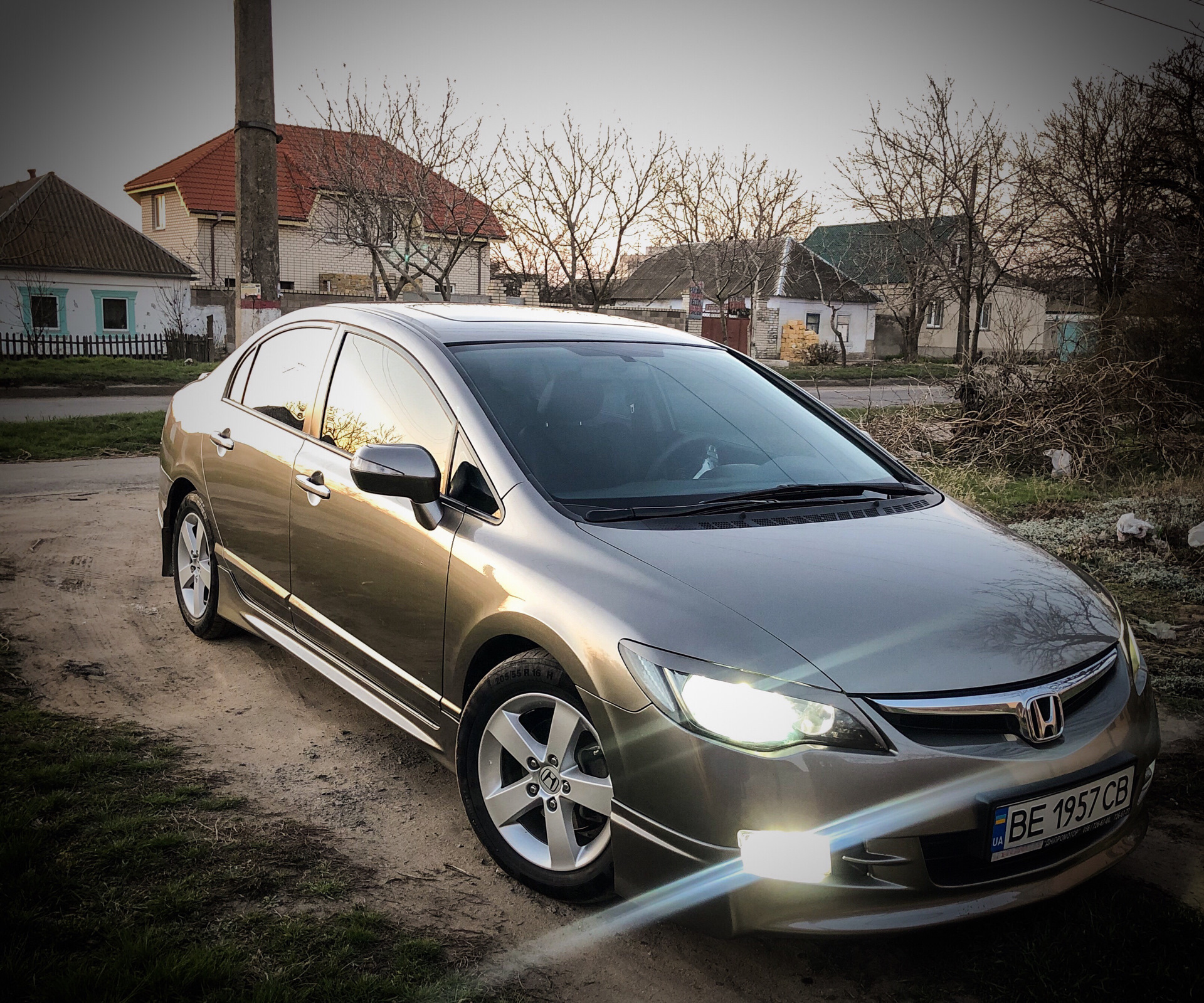 Полировка honda civic 4d