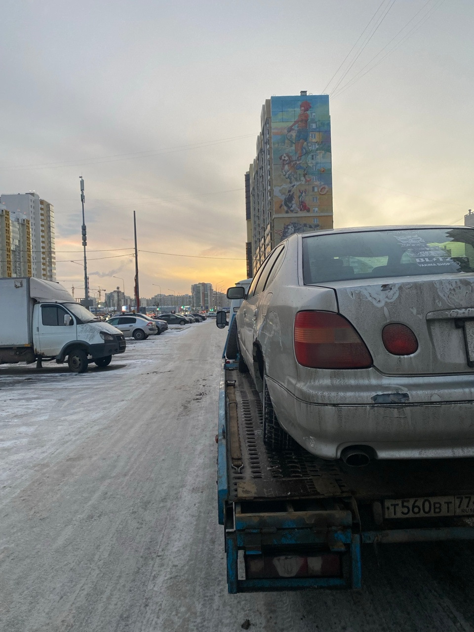 Чем опасен гололед — Lexus GS (JZS160), 3 л, 2002 года | ДТП | DRIVE2