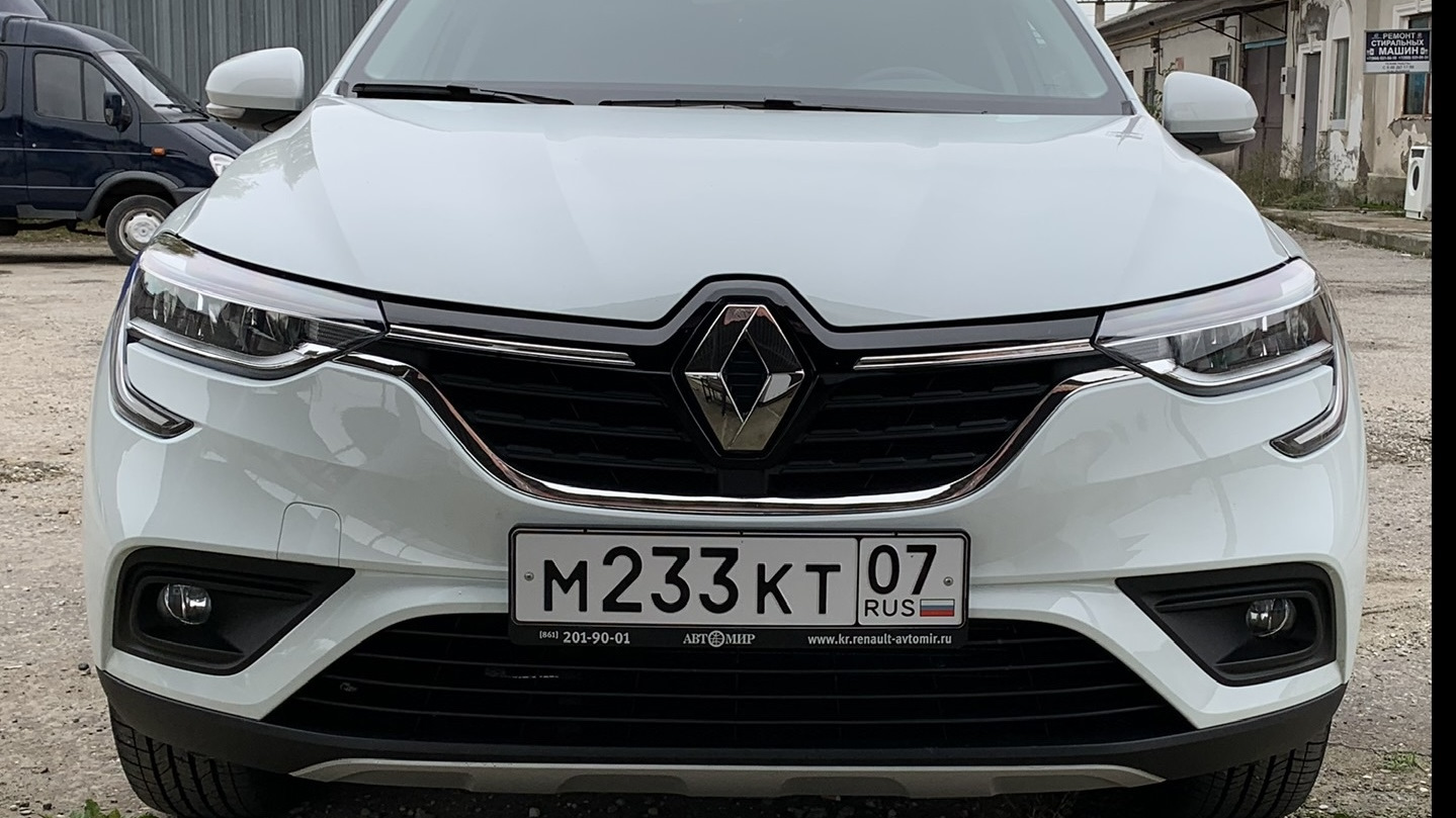 Renault Arkana 1.6 бензиновый 2021 | Art Белая 1.6 4WD МКПП на DRIVE2