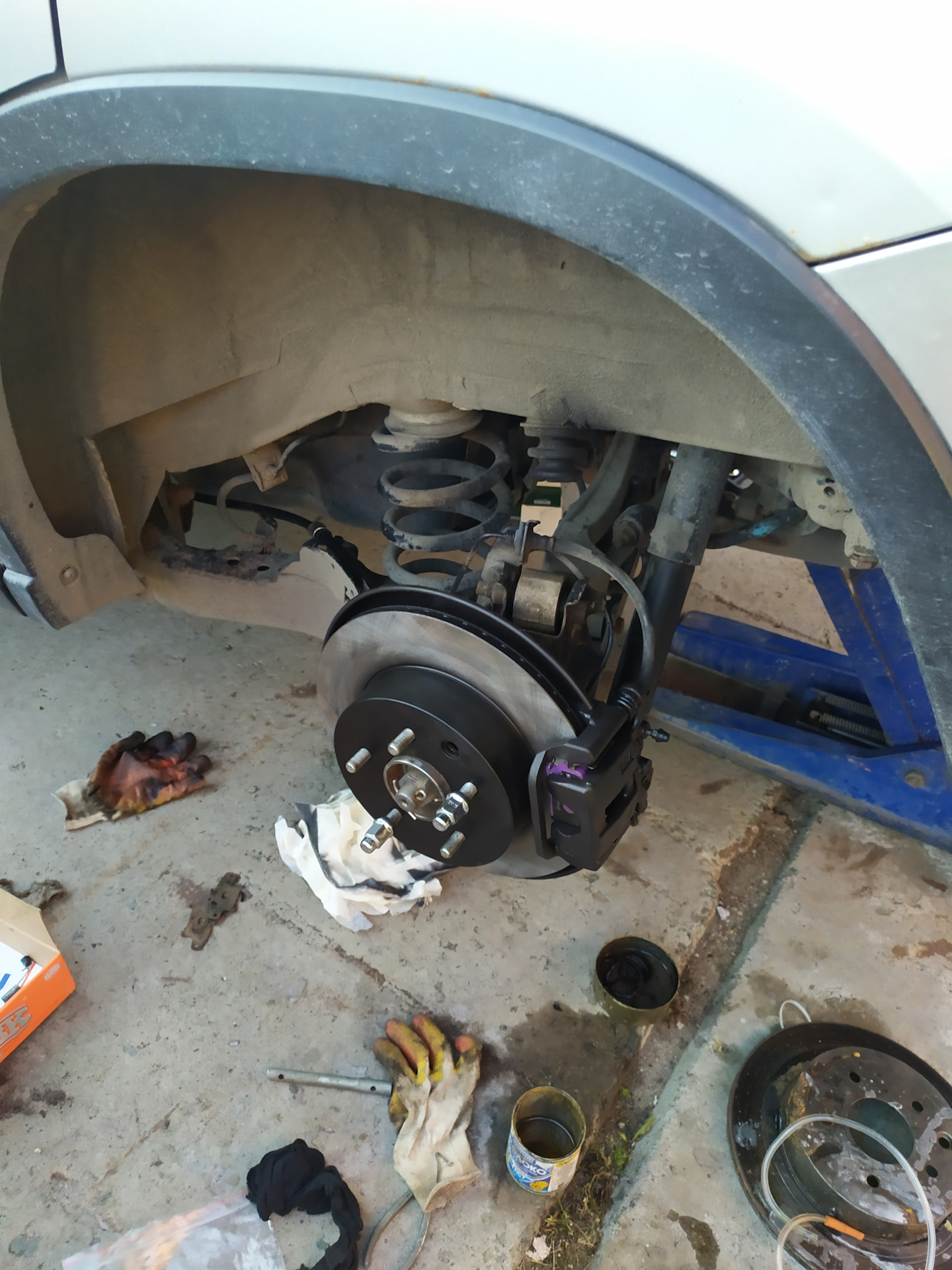 Тормозилки перед и зад NIBK — Nissan X-Trail II (t31), 2 л, 2007 года ...