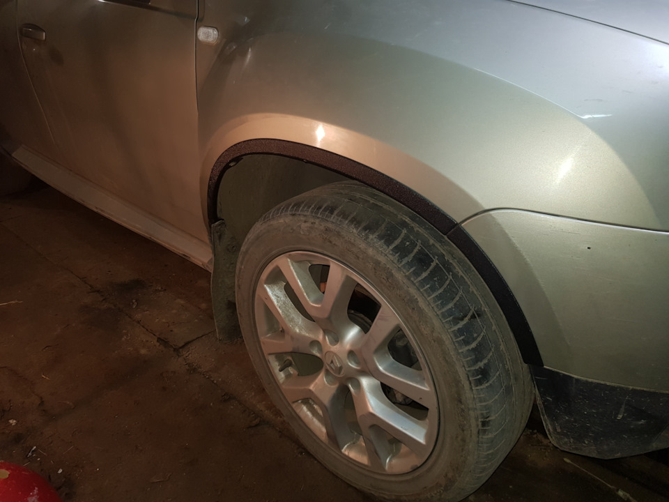 Узкие накладки на арки дастера (как у террано) и теплые ноги! — Renault ...