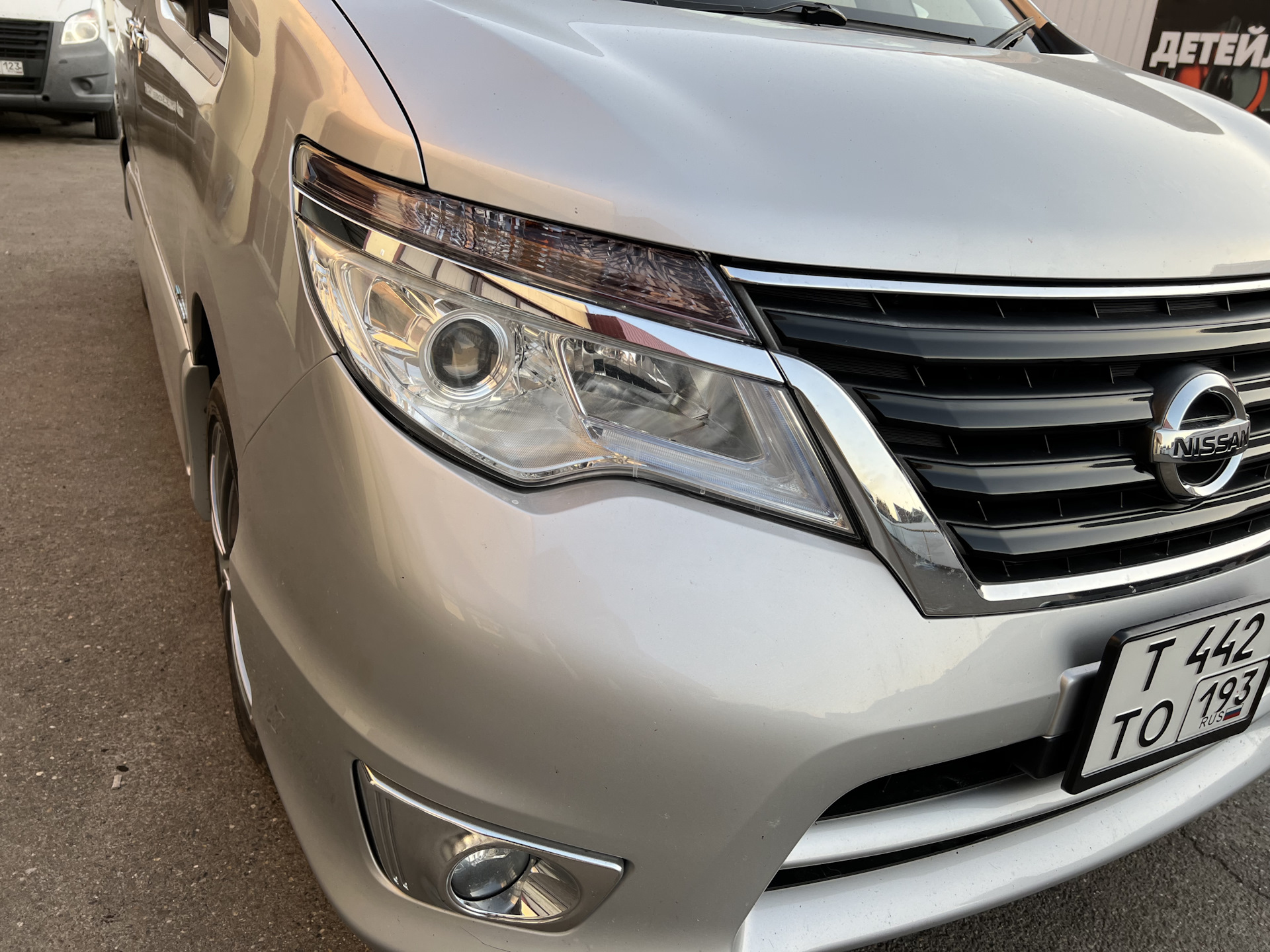 Фейслифтинг😁 — Nissan Serena Mk IV (C26), 2 л, 2015 года | просто так ...
