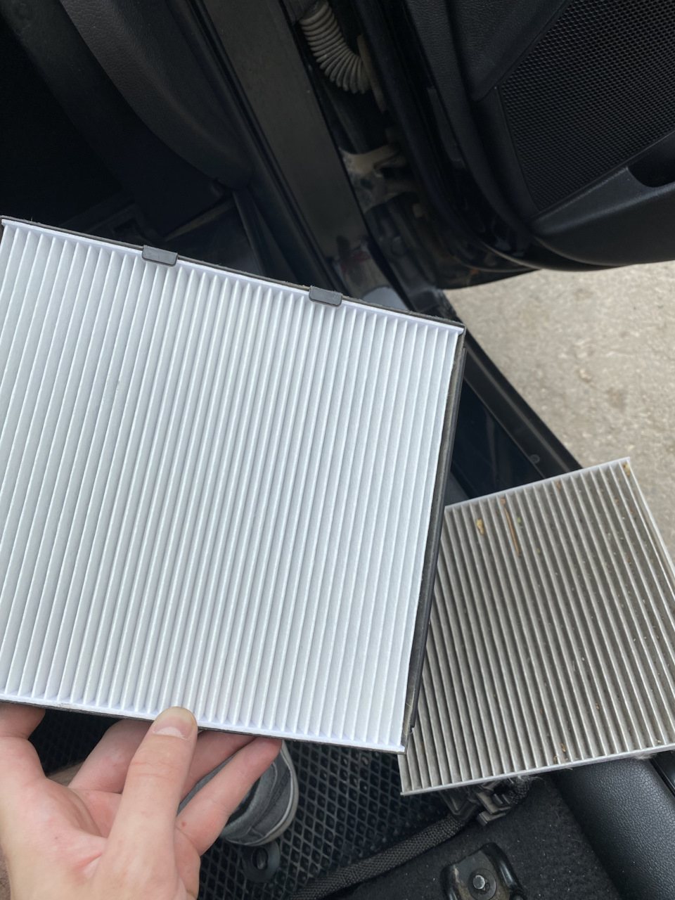 Замена салонного фильтра — Hyundai Solaris, 1,6 л., 2016 года ...