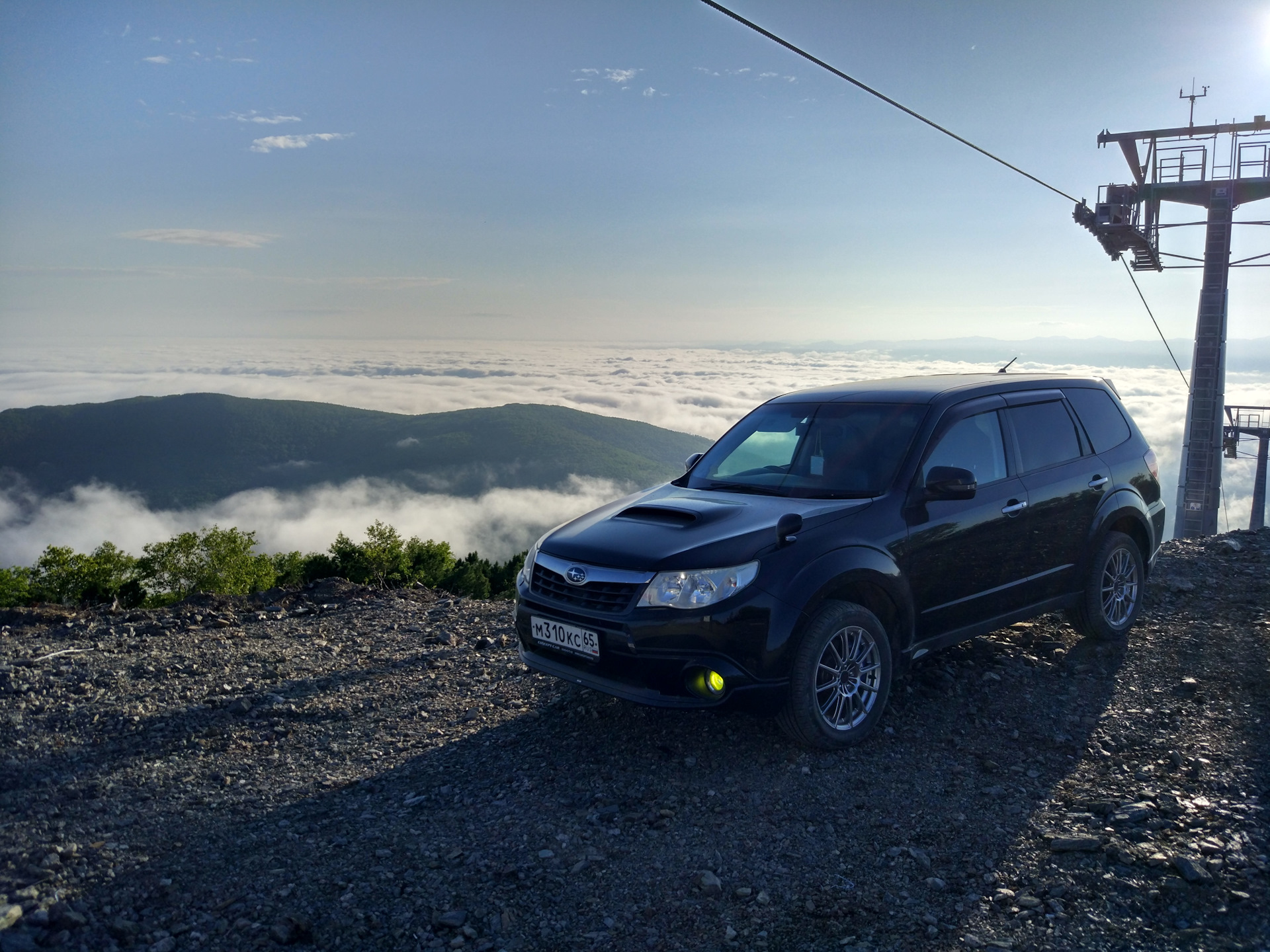 Subaru Forester горы