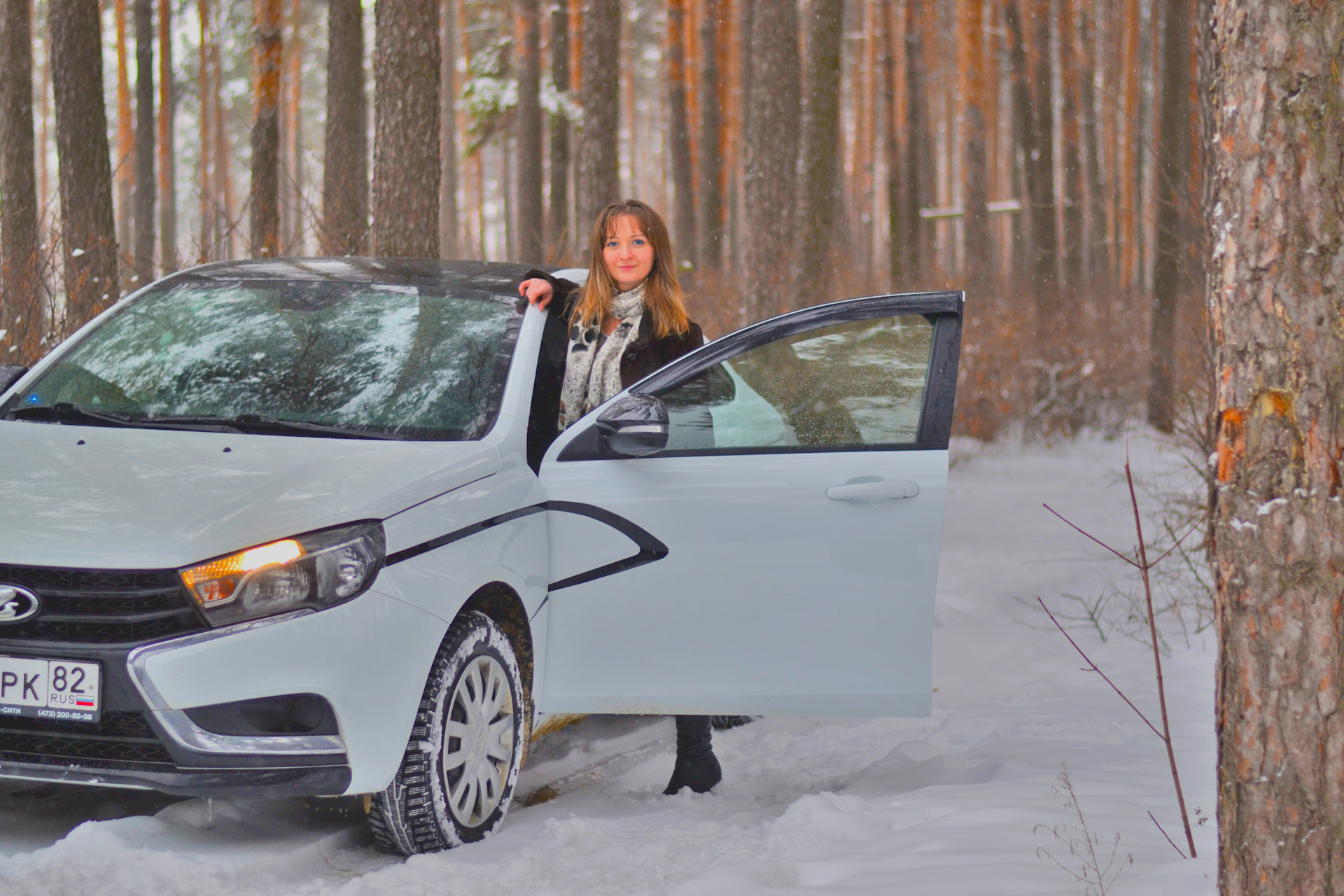 Lada Vesta 159 зима