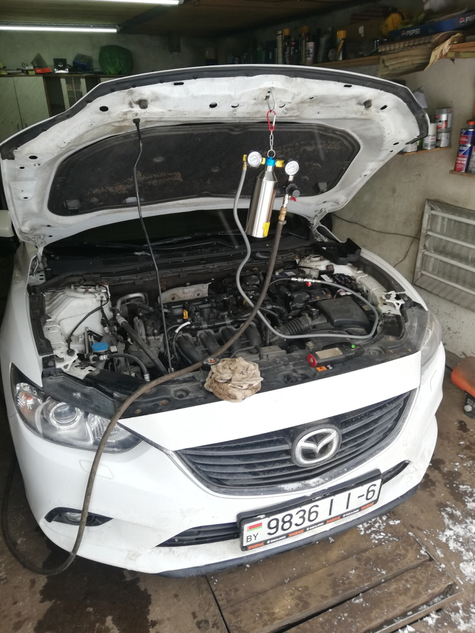 Чистка форсунок Mazda6 GH - Mazda 6 (2G) GH, 2 л, 2008 года плановое ТО DRIVE2