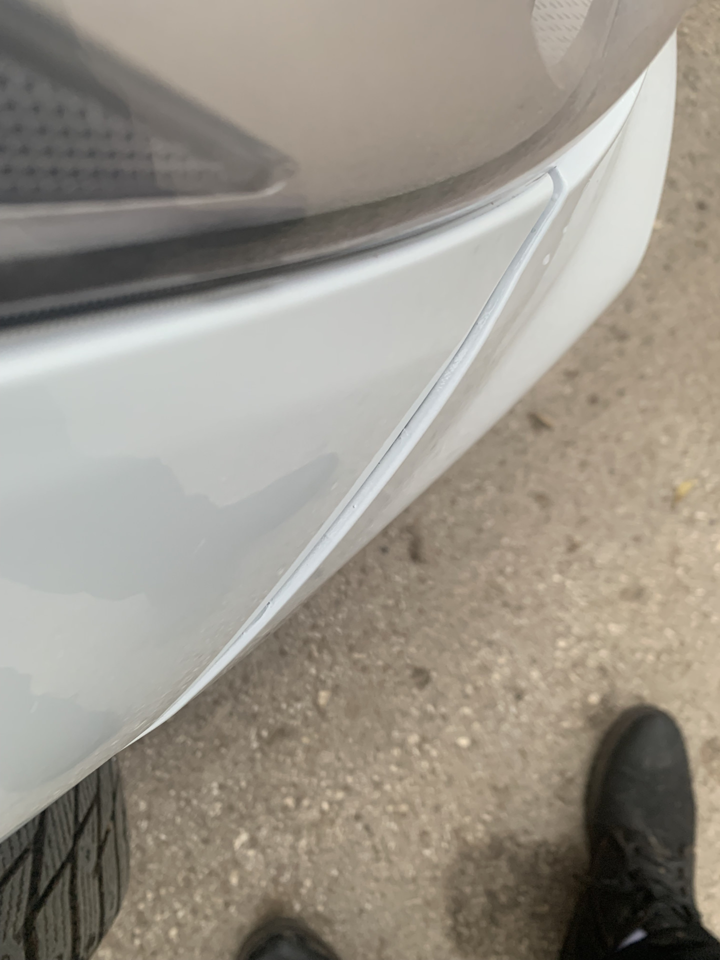 Передний бампер юрол тюнинг — Hyundai Solaris (2G), 1,6 л, 2017 года ...