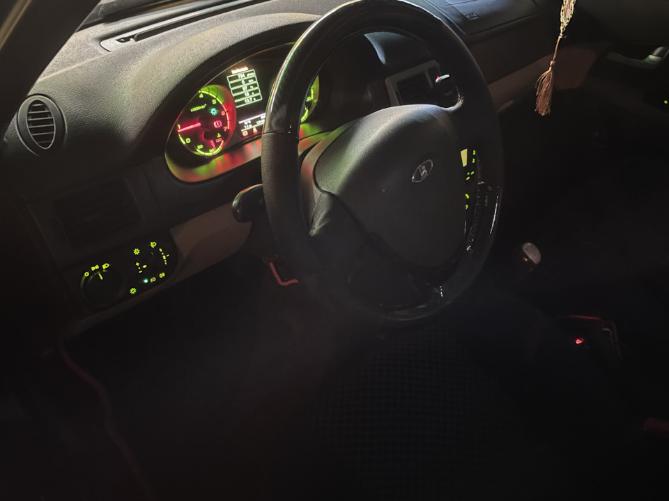 Приборка с навигацией Приора Ителма без кан шины (мечты сбываются ...