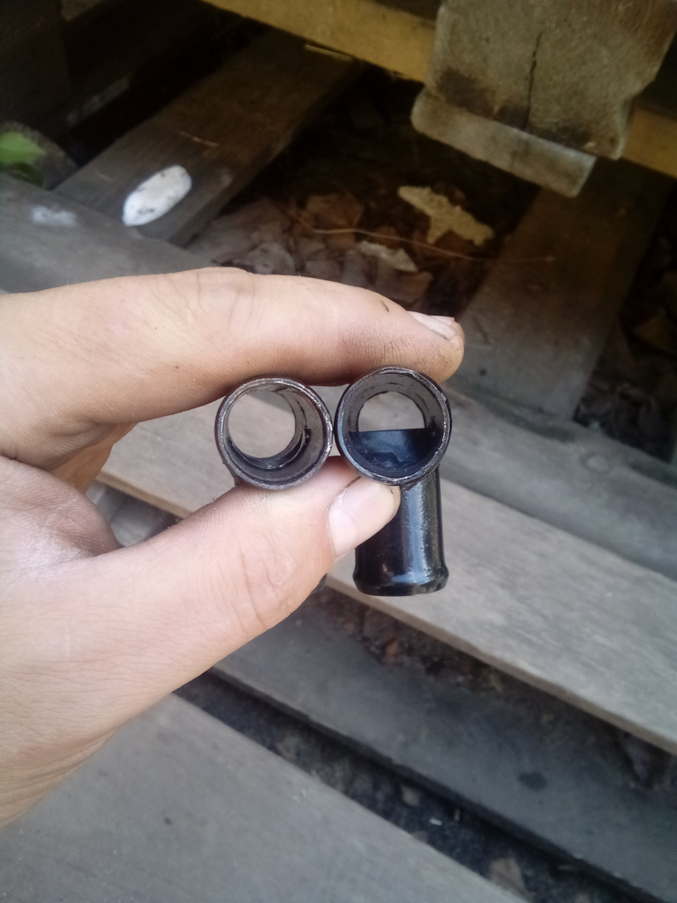 Доработанный тройник слева — Lada 2120 Надежда