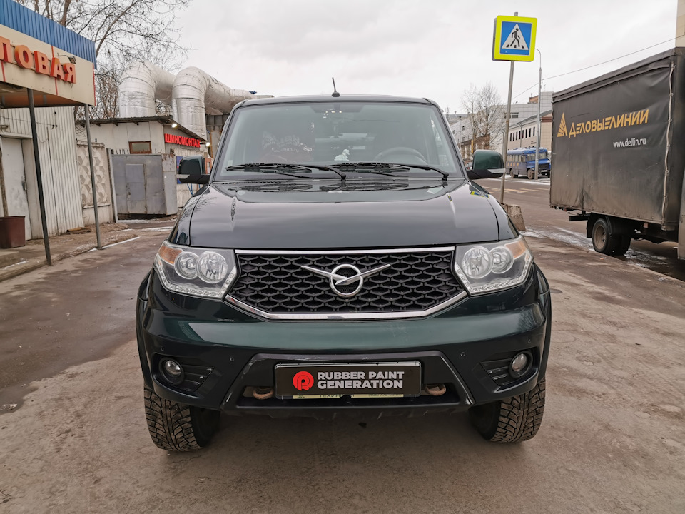 УАЗ PATRIOT в Сверхпрочном покрытии МОЛОТ🐼 — ТитанPRO Auto на DRIVE2