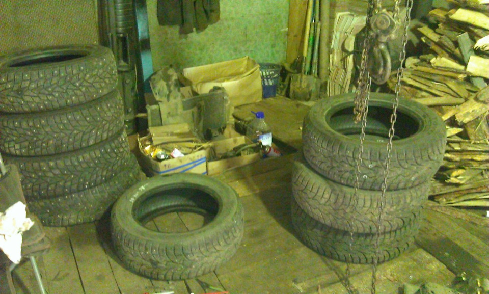 Дошиповка резины и подготовка к зиме — Toyota Corolla Levin (AE100/101 ...