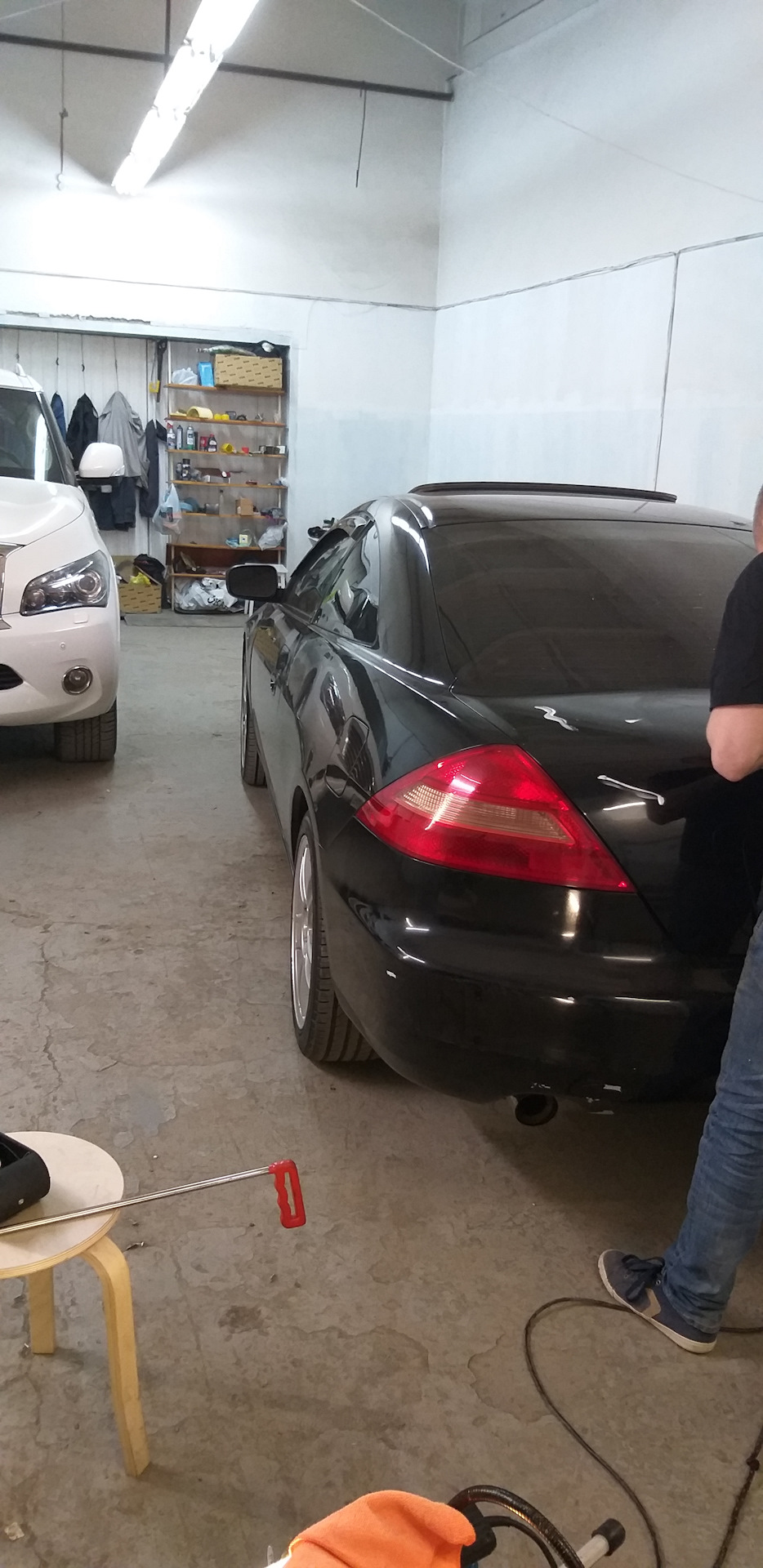 Правка вмятин без покраски — Honda Accord Coupe (7G), 2,4 л, 2004 года ...