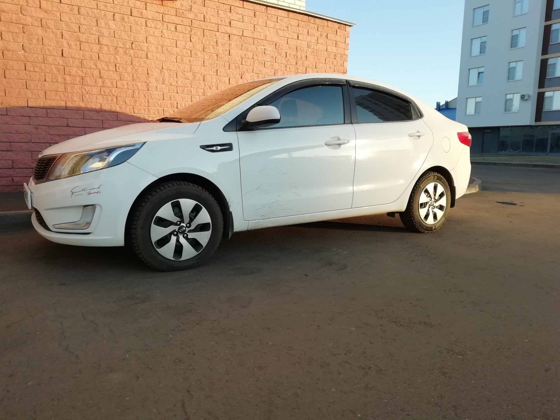 Пружины фирмы Фобос(усилиные) — KIA Rio (3G), 1,6 л, 2012 года | тюнинг |  DRIVE2