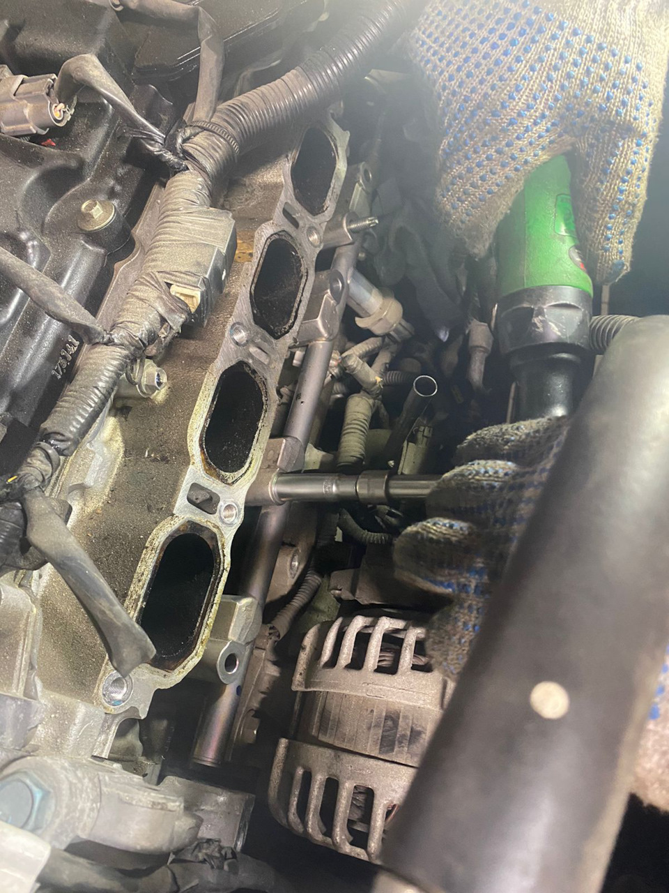 Промывка форсунок на стенде — Nissan X-Trail III (t32), 2 л, 2017 года ...