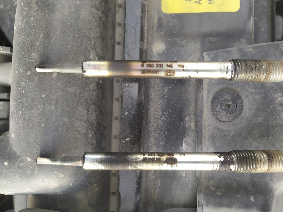 Свечи накала — Nissan Pathfinder (3G), 2,5 л, 2006 года | наблюдение ...