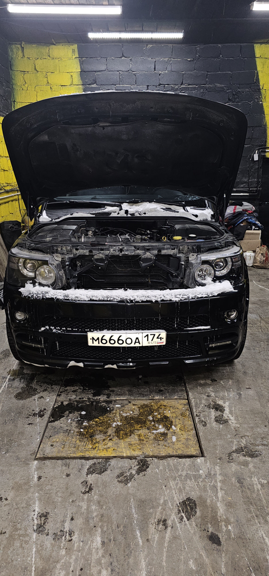 Замена фильтра рендж ровер спорт