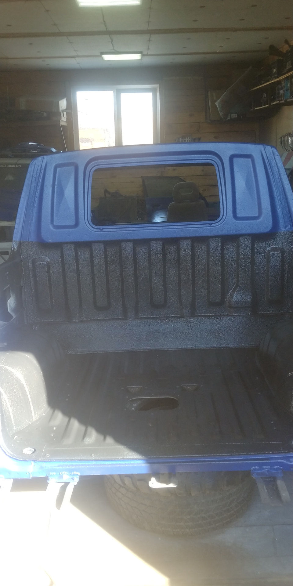 Покраска кузова раптором. — Mitsubishi Pajero (2G), 2,5 л, 1994 года ...