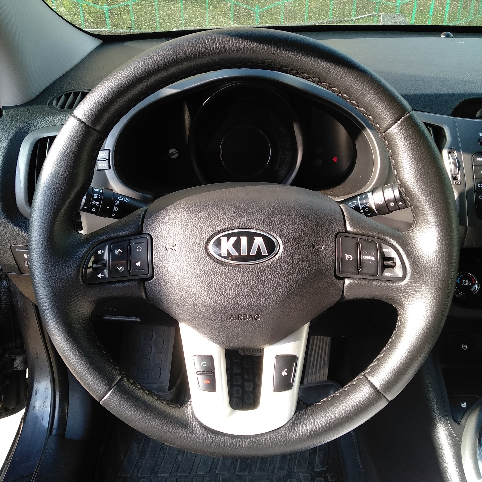 Перетяжка руля kia sportage 4