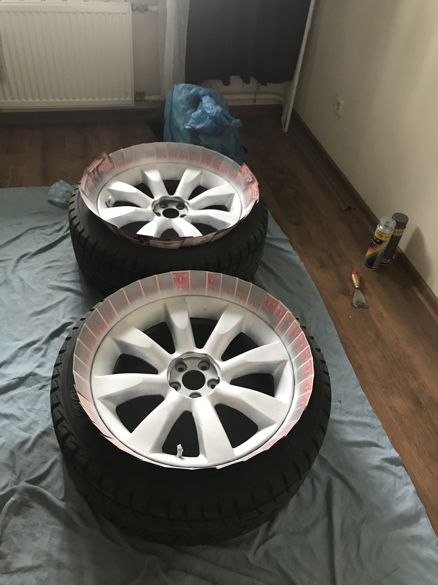 Покраска дисков из баллончика — Infiniti FX (1G), 3,5 л, 2005 года ...