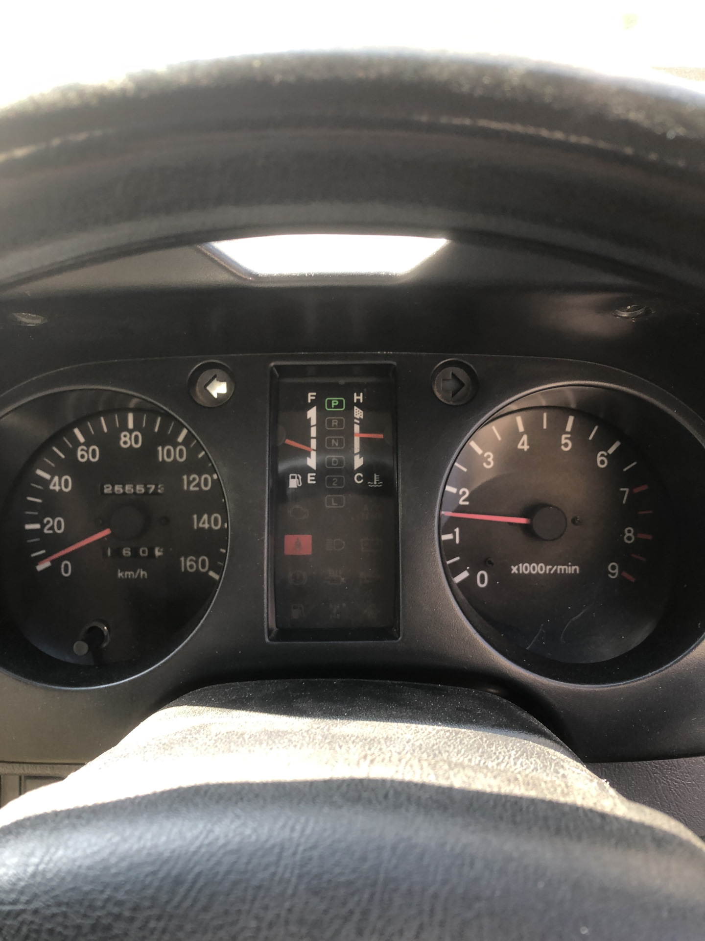 Температура. — Mitsubishi Pajero Junior, 1,1 л., 1997 года | прикол ...