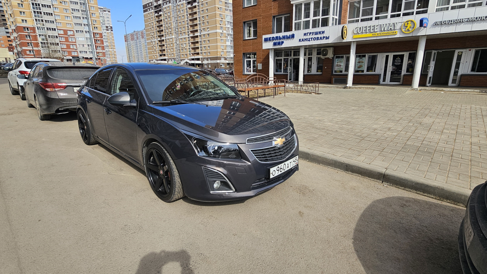 Chevrolet Cruze (1G) 1.8 бензиновый 2013 | Grey Atmos на DRIVE2