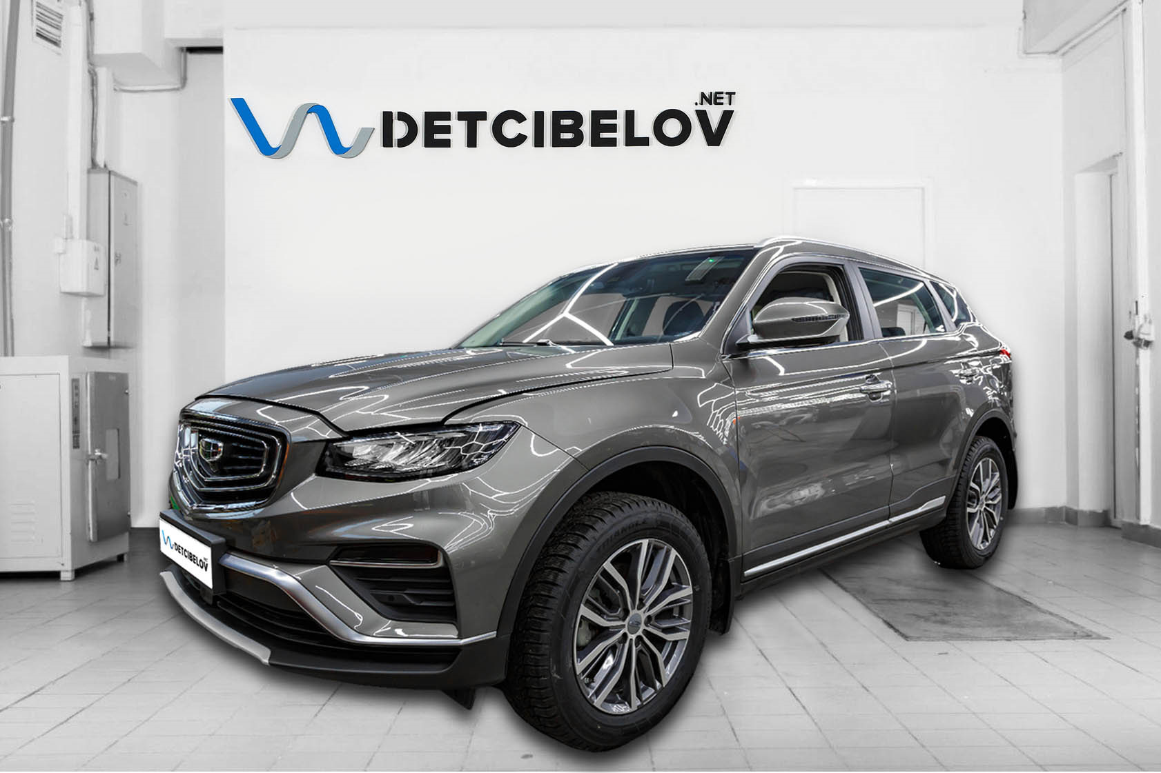 Geely Atlas Pro: установка исключительной шумоизоляции от DETCIBELOV.NET —  KiberCar (Киберкар) на DRIVE2