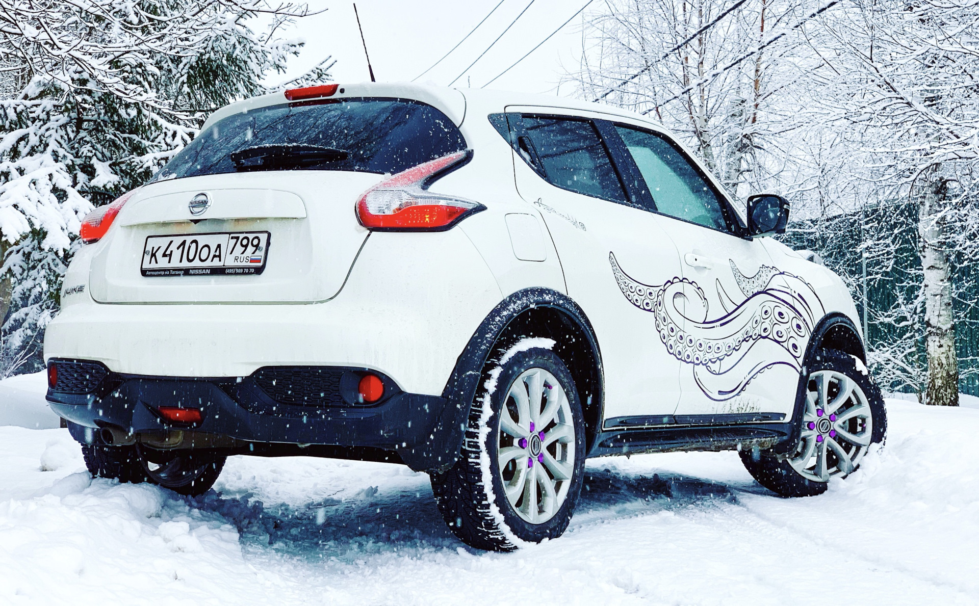 ❄️Самая холодная зима в жизни осьминога — Nissan Juke (1G), 1,6 л, 2018  года | наблюдение | DRIVE2