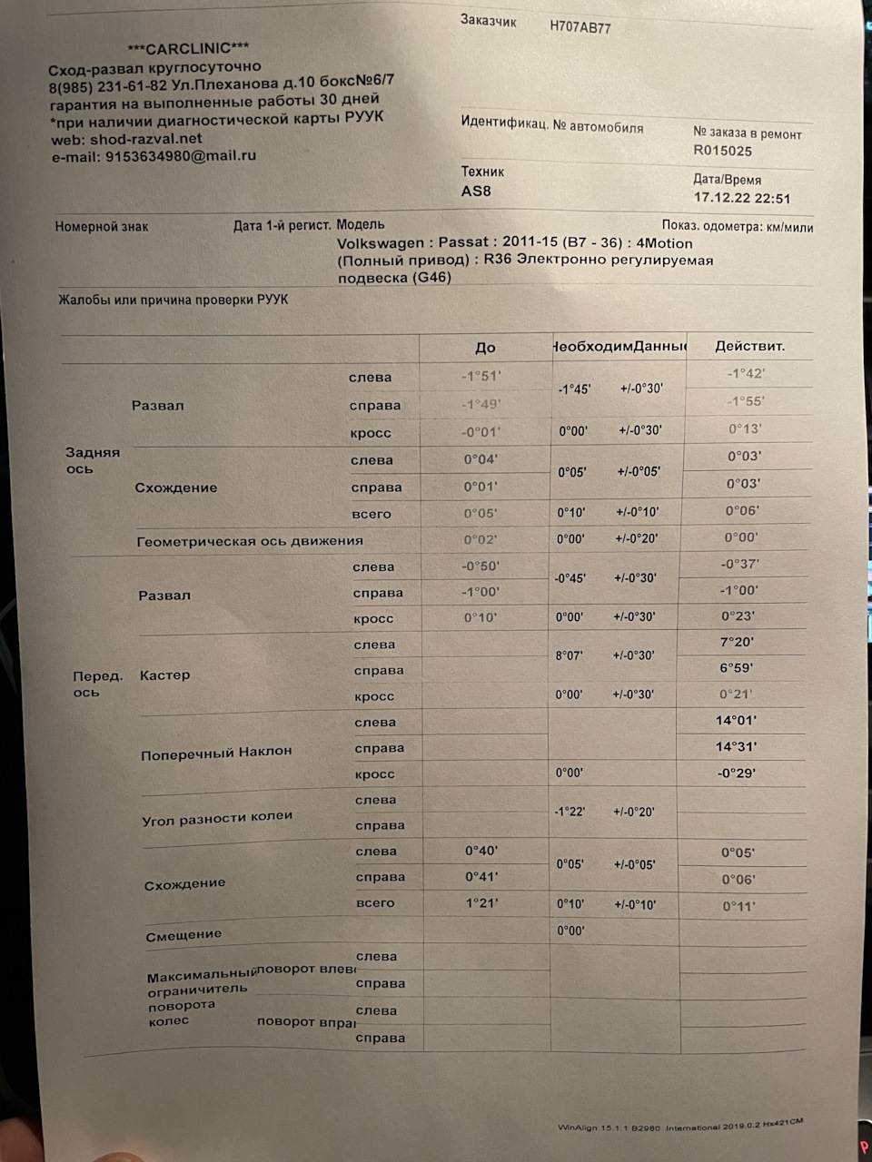 Полуоси передние, уплотнение мехатроник DSG, тросик двери водителя —  Volkswagen Passat Alltrack (B7), 3,6 л, 2013 года | визит на сервис | DRIVE2