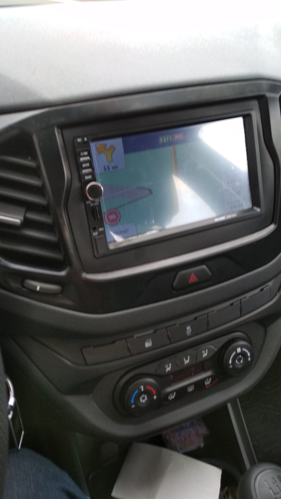 Замена штатной ММС на андроид ММС. - Lada Vesta SW Cross, 1,6 л, 2019 года автоз