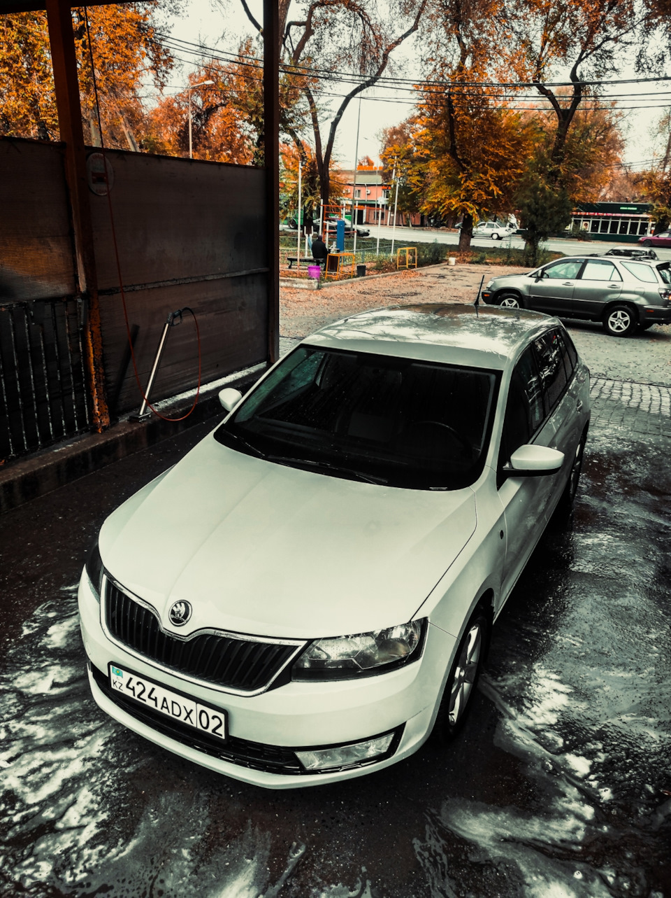 Нанесение воска Leraton — Skoda Rapid (1G), 1,6 л, 2015 года | мойка |  DRIVE2