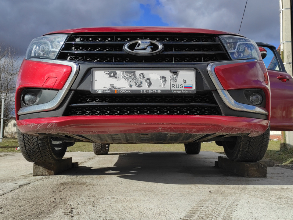 Импровизированная эстакада :) — Lada Vesta SW (1G)