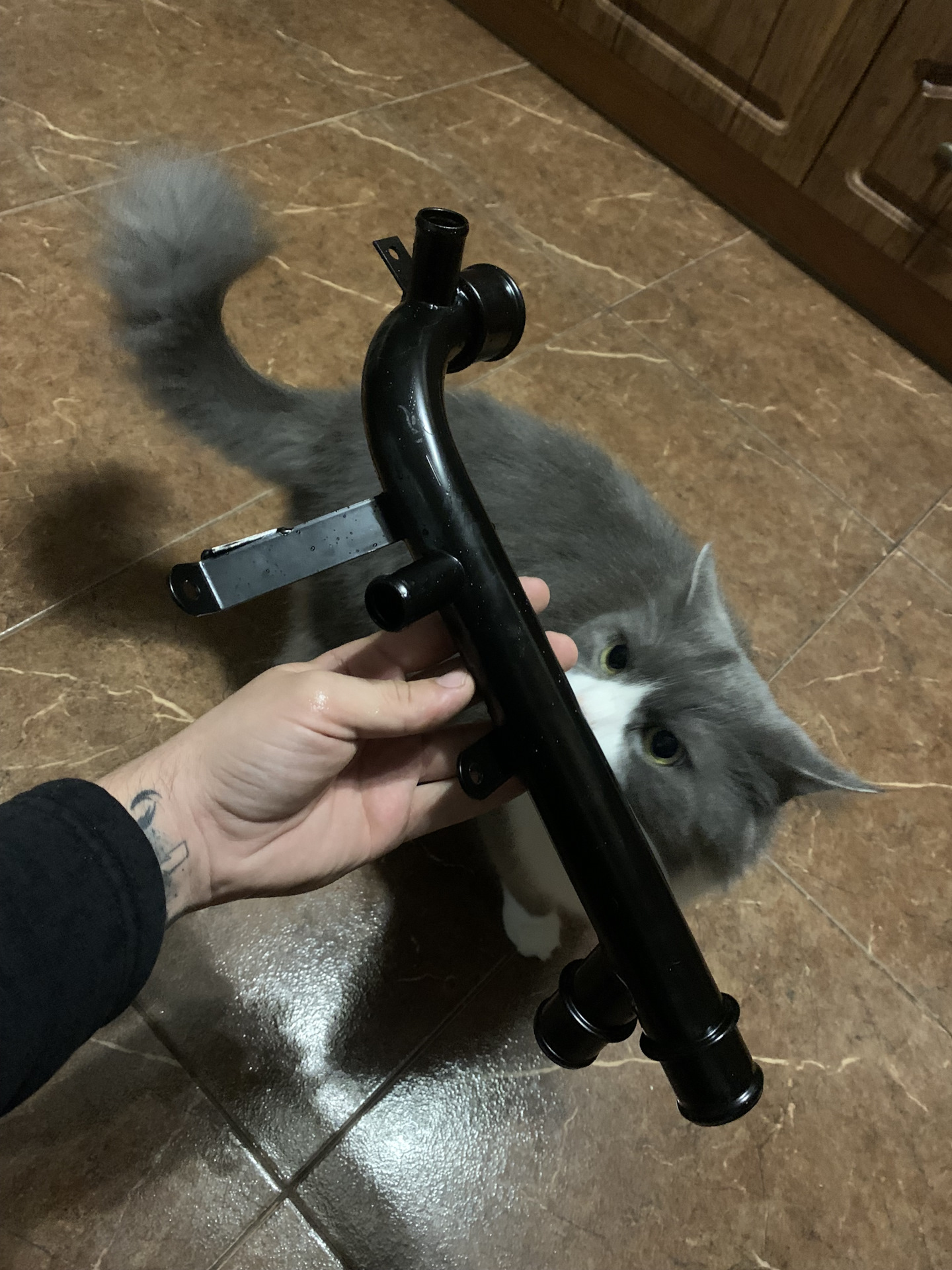 Вторая жизнь 🚗 Ч.11. Замена основного патрубка ОЖ. Удаление воздушной ...