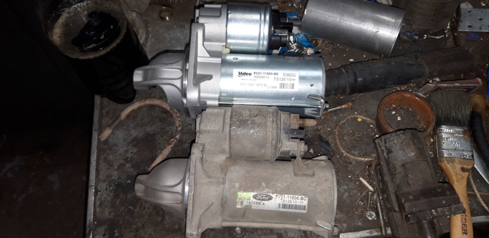 Замена стартера — Ford Fiesta (Mk VI), 1,6 л, 2008 года | своими руками ...