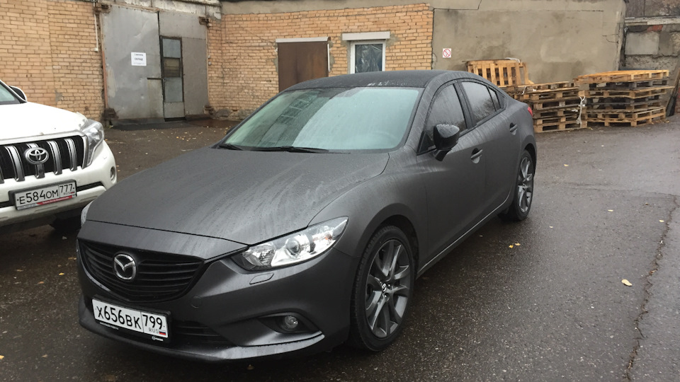 Mazda 6 золотой матовый