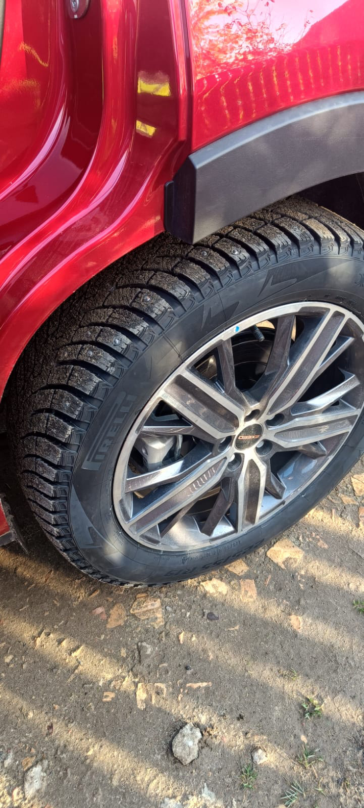 Резина зима/шипы Pirelli 225/55 r19 — Exeed LX, 1,5 л, 2024 года | шины ...