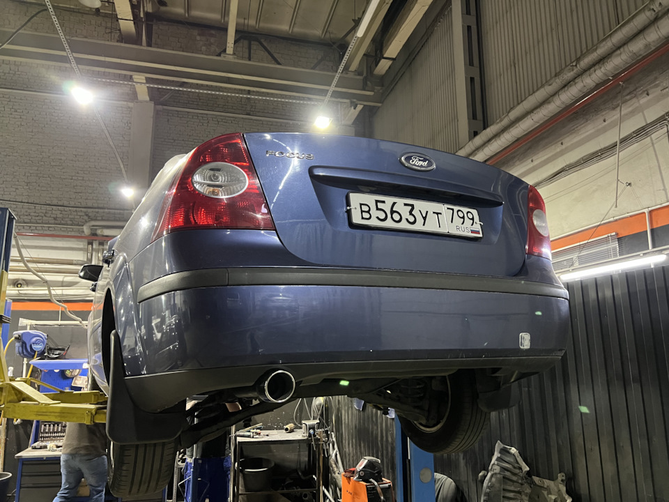 ТО выхлопа — Ford Focus Sedan II, 2 л, 2007 года | визит на сервис | DRIVE2