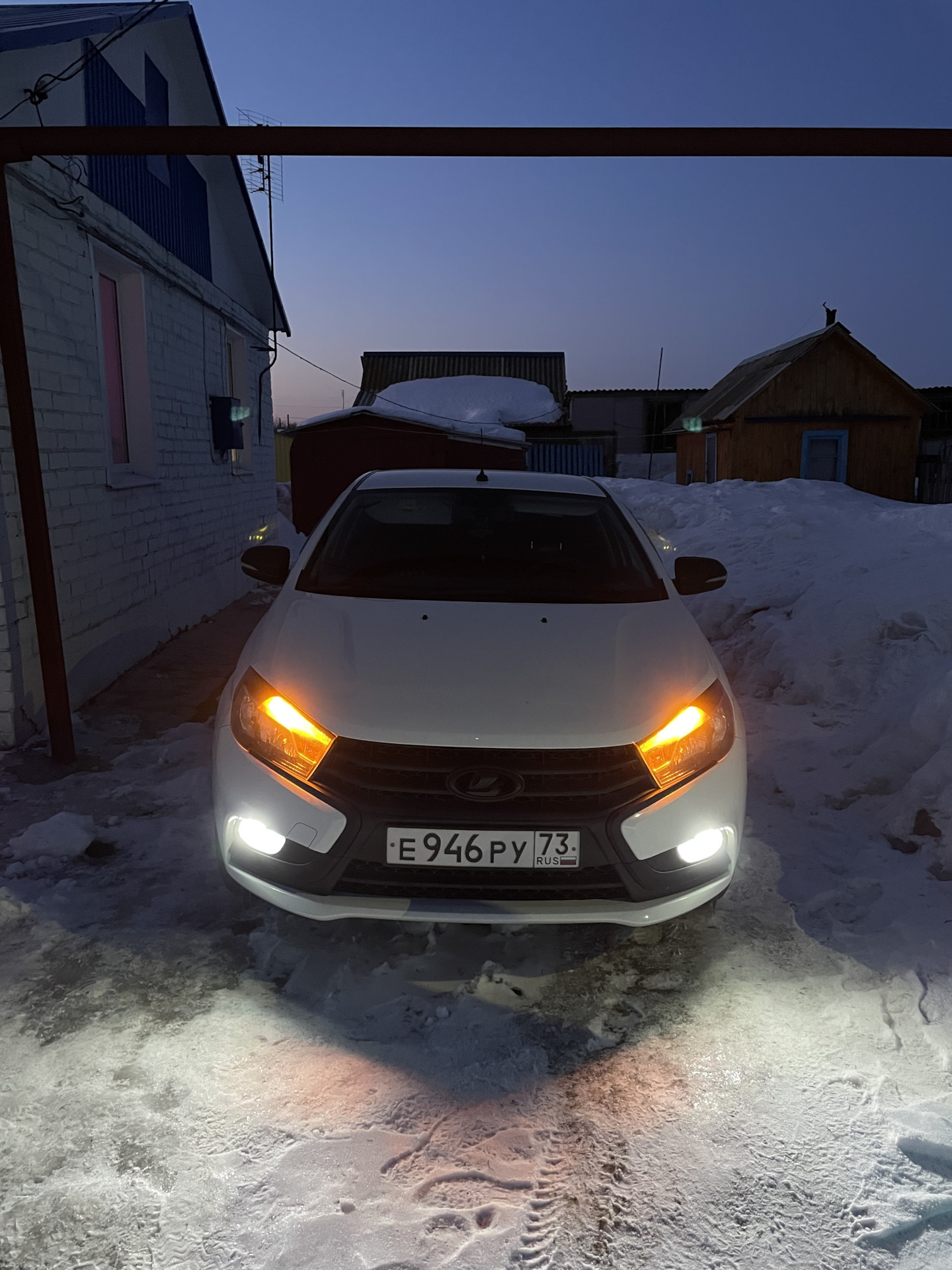 Установка ПТФ — Lada Vesta (1G), 1,6 л, 2016 года | электроника | DRIVE2