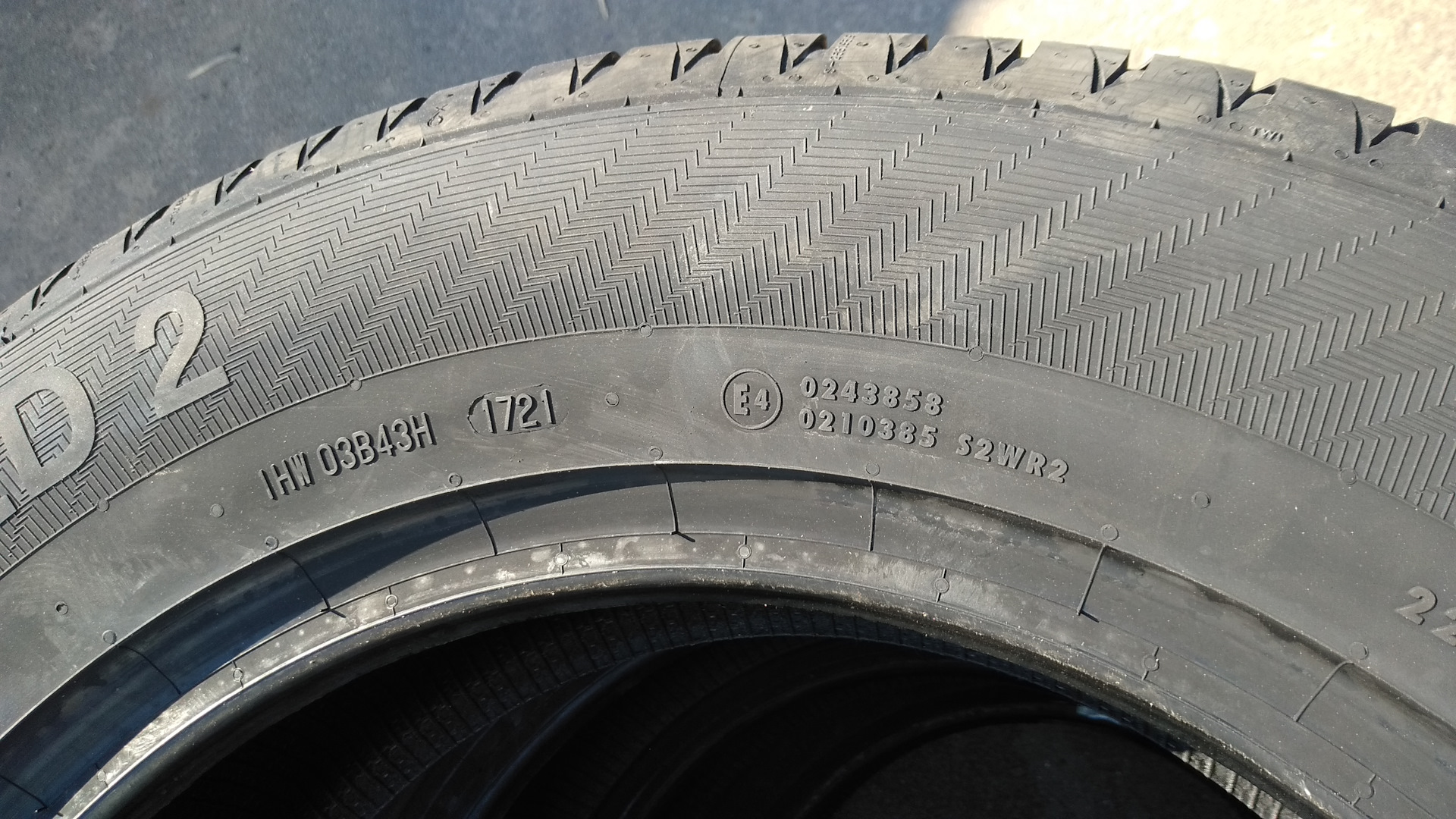 Gislaved Ultra Speed 2 225/65 R17 102H FR — Volkswagen Tiguan (1G), 2 л ...