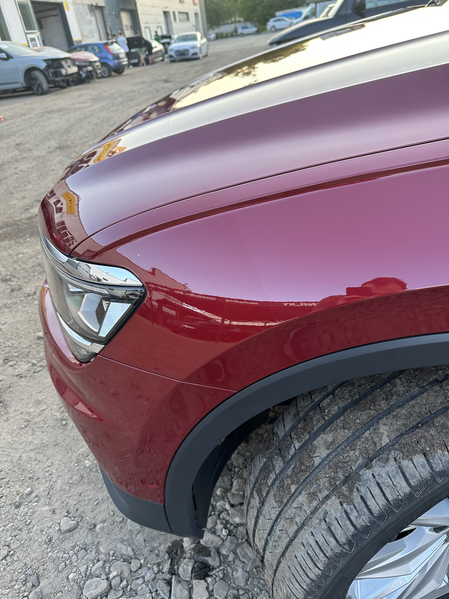 #3 Покрытие капота и крыльев бронепленкой — Volkswagen Tiguan (2G), 2 л ...