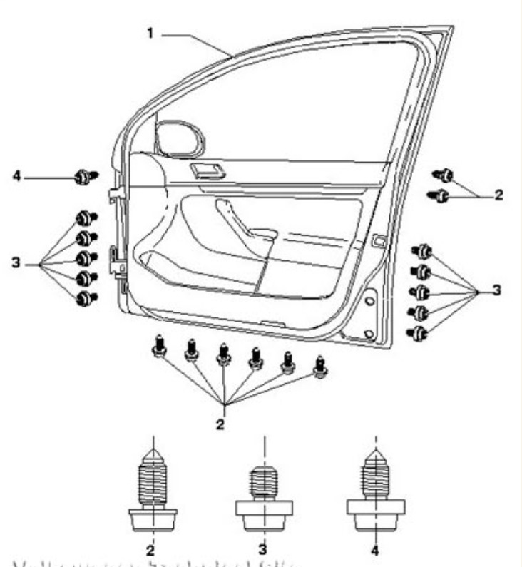 3 Вида болтов кому интересно, не кидайте какашки не нашёл их маркировку — Volkswagen Jetta V