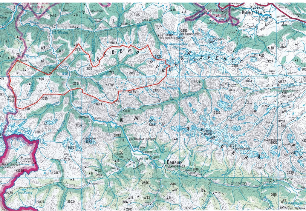 Село курай республика алтай на карте