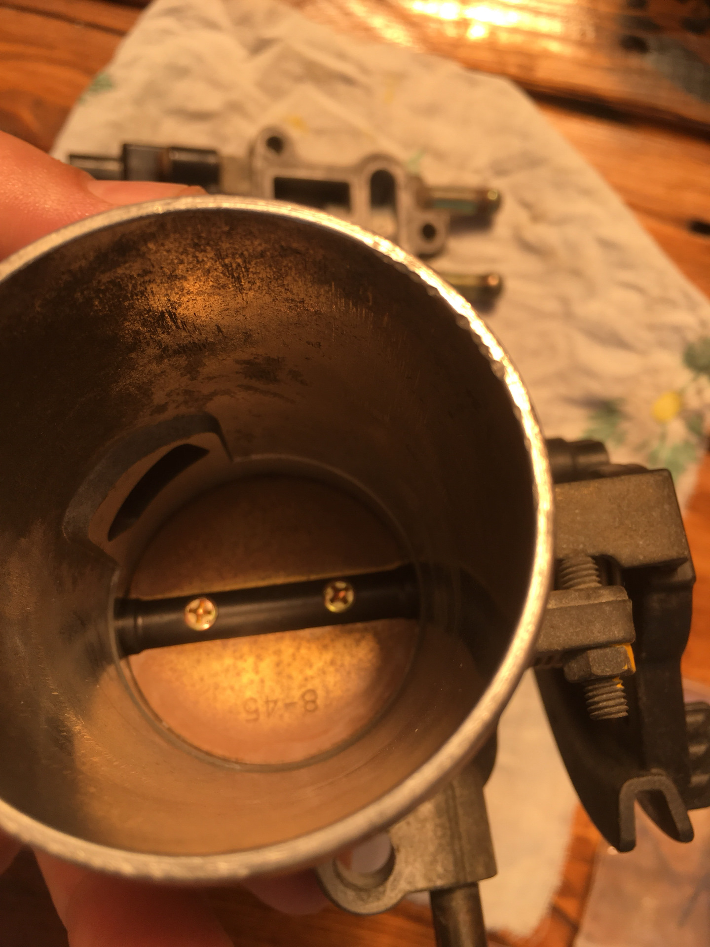 Дроссель, фильтр — Toyota Vitz (10), 1,5 л, 2001 года | плановое ТО ...