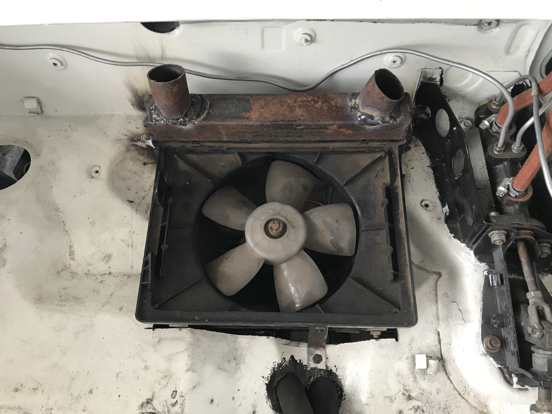 Печка от ВАЗ — ЗАЗ 968, 1 л, 1986 года | своими руками | DRIVE2