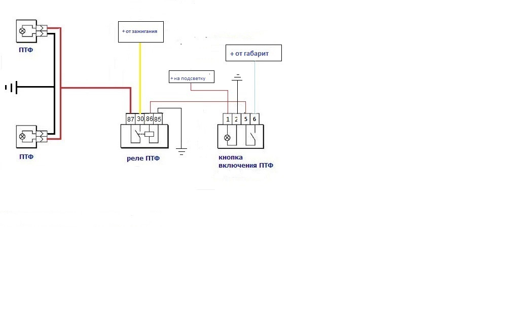 Схема птф калина 1. Кнопка ПТФ на калину 1. Реле ПТФ ВАЗ кнопка старт-стоп. Распиновка кнопки ПТФ Калина 1.