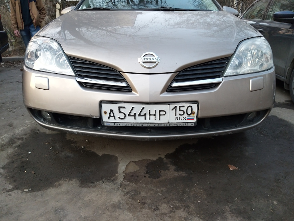 Фары. Покрытие лаком. — Nissan Primera (P12), 1,8 л, 2004 года ...