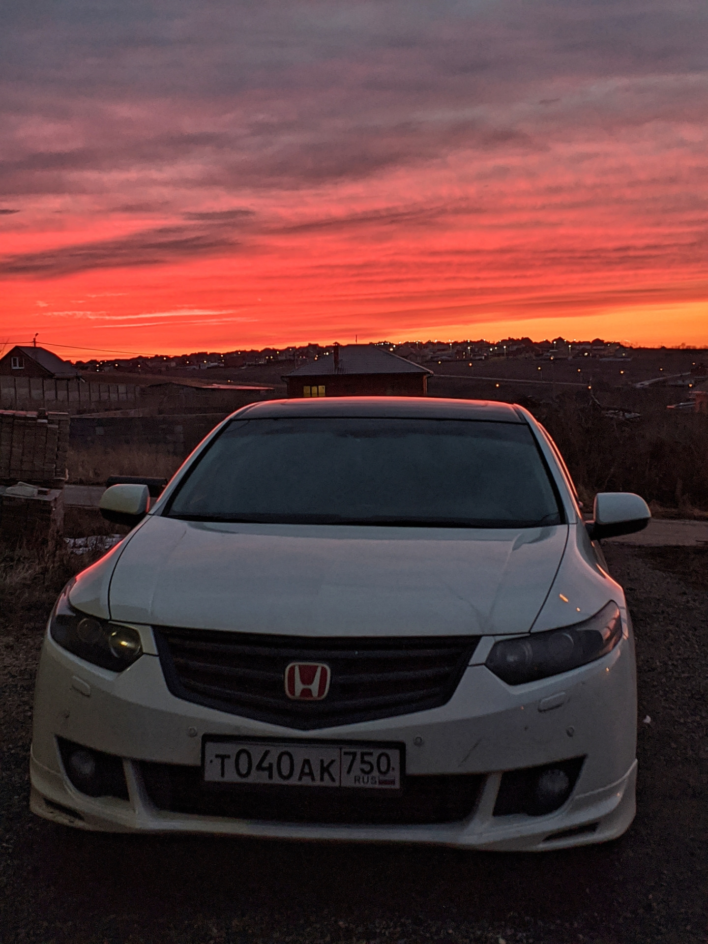 Honda Accord 8 ночью