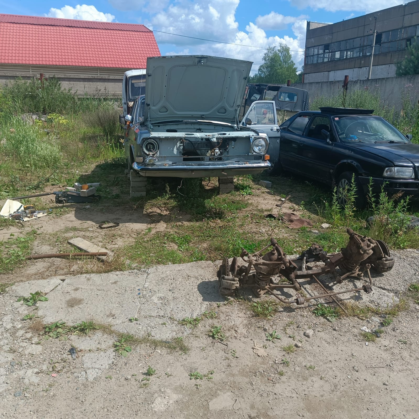 установка передней подвески от 31105 на 24 волгу — ГАЗ 2401, 4 л, 1980 ...