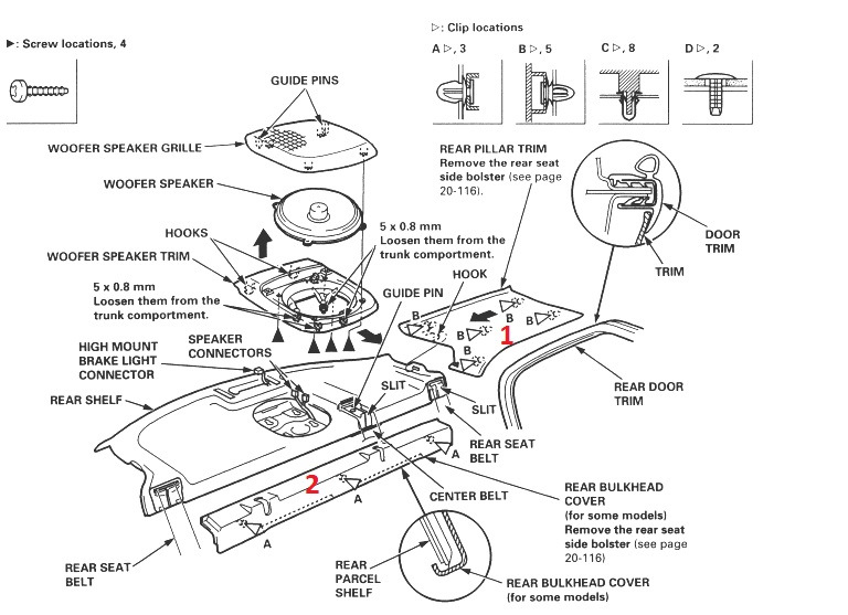 Часть №7. Демонтаж ремней безопасности, пластиковых панелей задних и ...