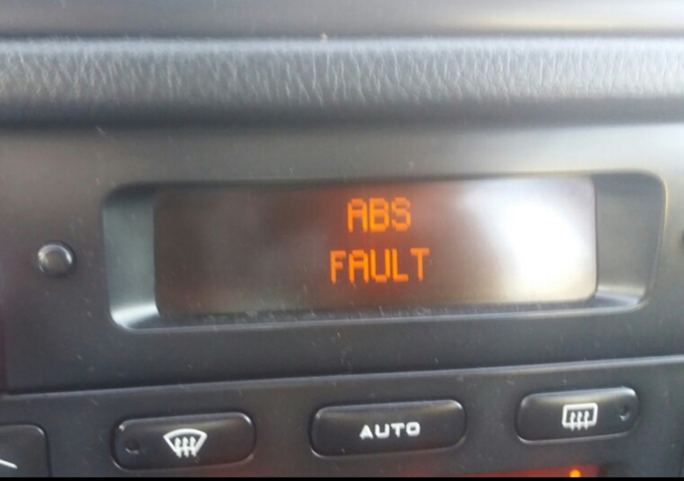 Решение с ABS Fault — Peugeot 406, 1,8 л, 1999 года своими руками